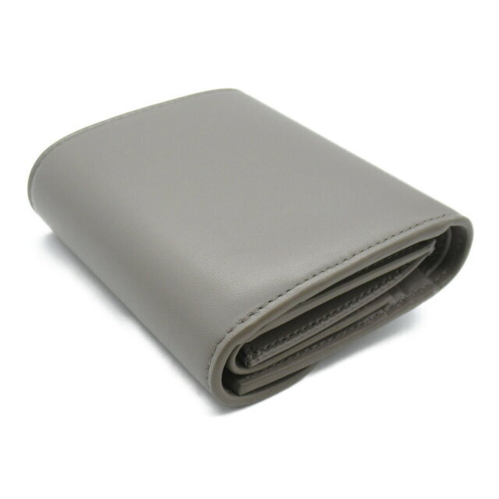 Celine Pepple Wallet Gray Triomphe Calfskin Shiny Leather - Picture 4 of 10